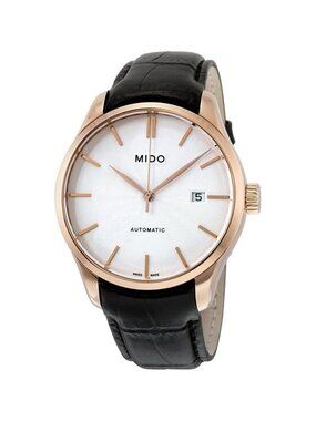 NWT Authentic Mido Belluna II Automatic Silver Dial Men's Watch